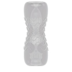 Masturbateur Dorcel Double OO 2 en 1 - Blanc