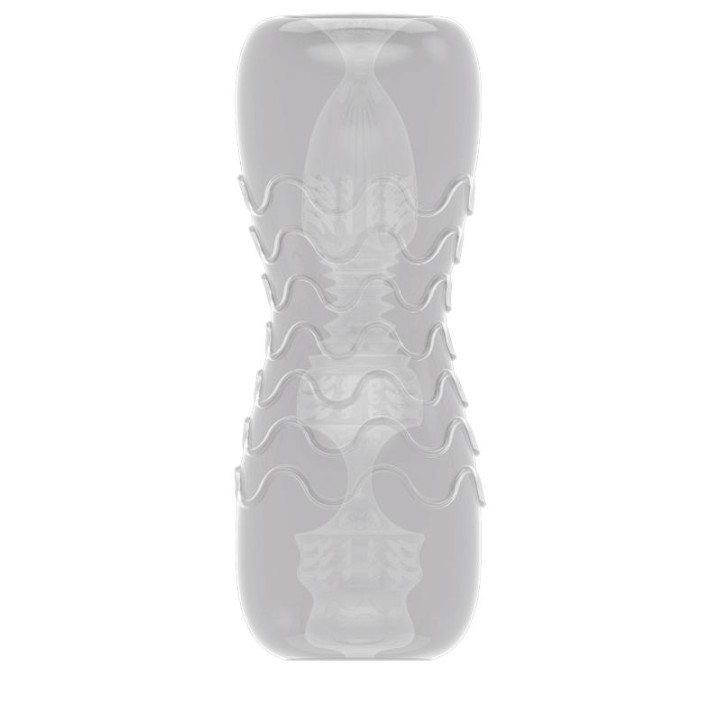 Masturbateur Dorcel Double OO 2 en 1 - Blanc - Oralove