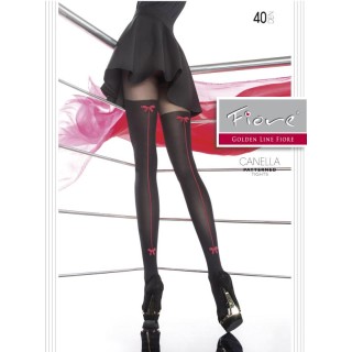 Canella Collants 40 DEN - Noir - Oralove