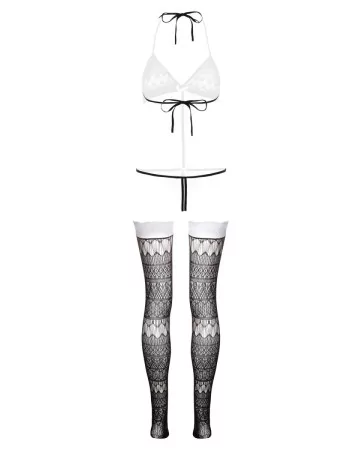 Ensemble body ouvert Izabella - Christine