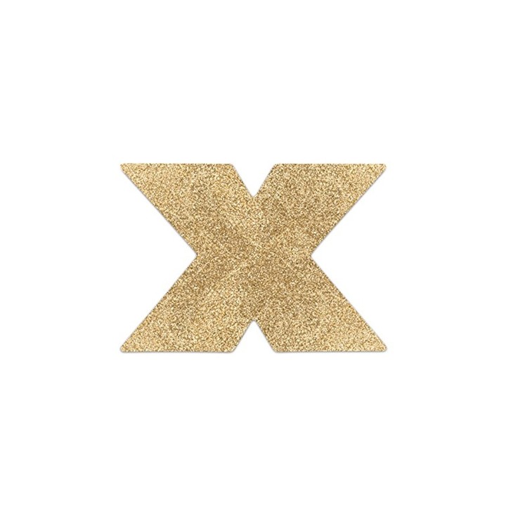 Bijoux de seins Flash Croix Or - Oralove