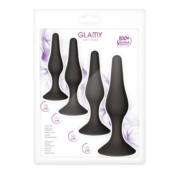 Coffret 4 soft plugs - Glamy - Oralove