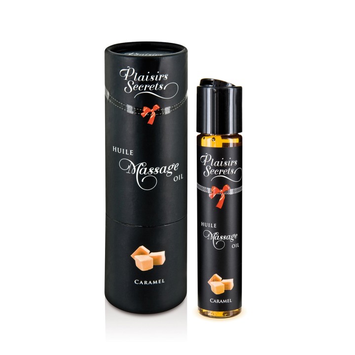 Huile de massage gourmande - Caramel - Oralove