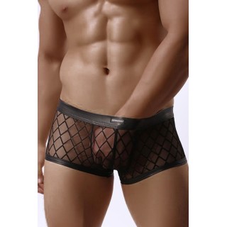 Boxer noir transparent - Oralove