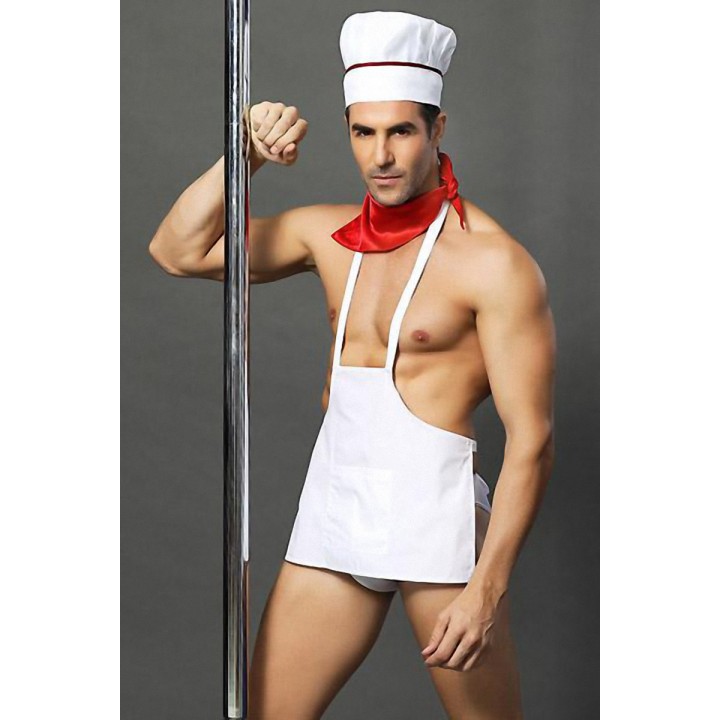 Tenue de cuisinier sexy - 4 pièces - Oralove