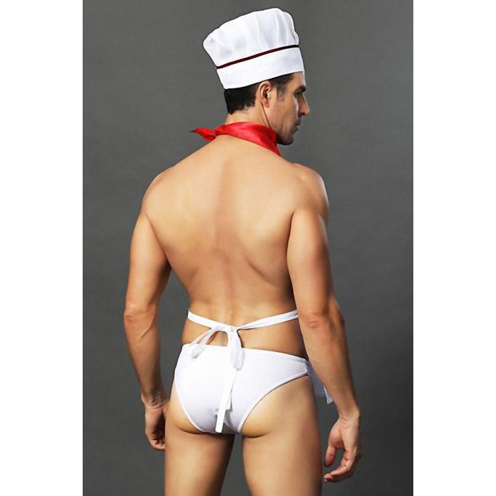 Tenue de cuisinier sexy - 4 pièces - Oralove