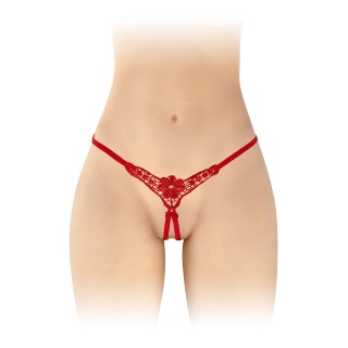 String ouvert Danuta - rouge - Oralove