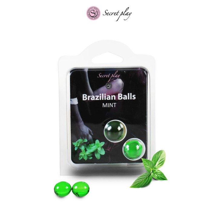 2 Brazilian balls - menthe - Oralove