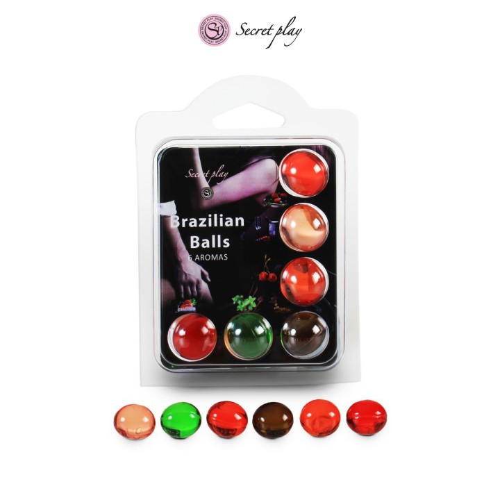 6 Brazilian Balls parfums variés - Oralove