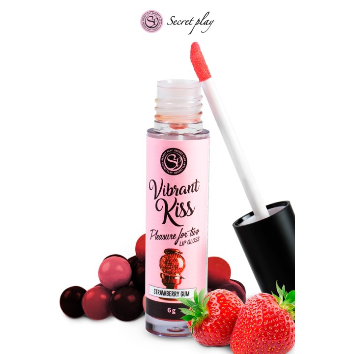 Brillant à lèvres stimulant - fraise bonbon - Oralove