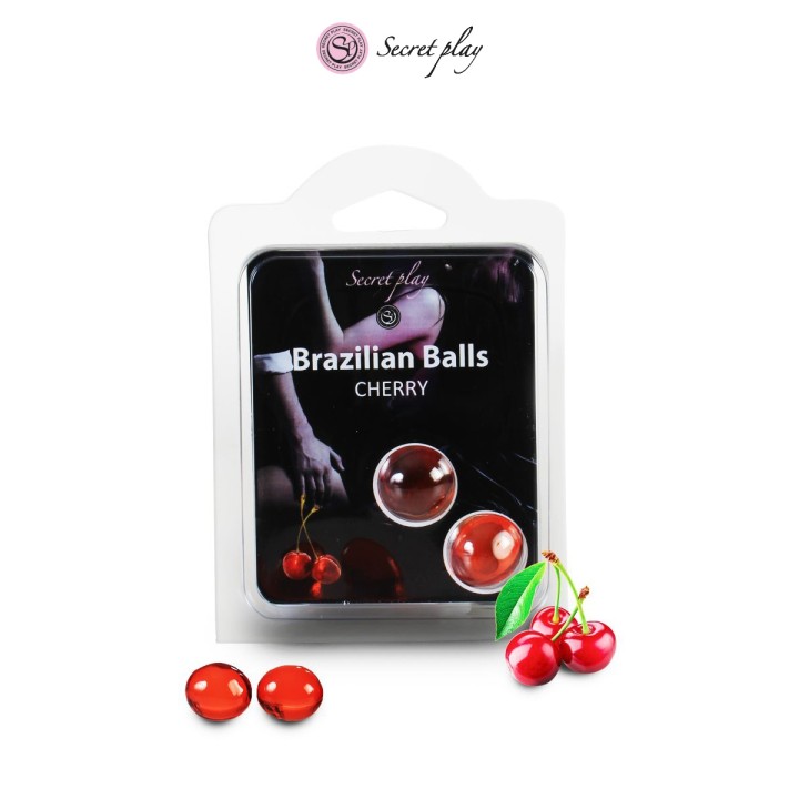 2 Brazilian Balls - cerise - Oralove