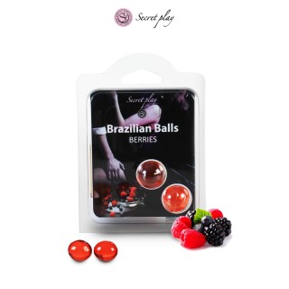 2 Brazilian Balls - baies rouges - Oralove