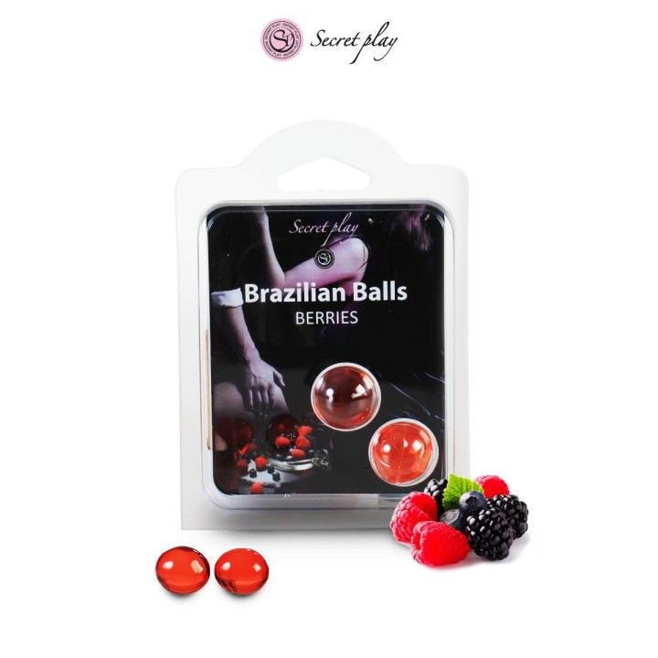 2 Brazilian Balls - baies rouges - Oralove