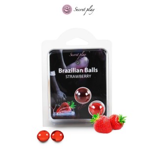 2 Brazilian Balls - fraise - Oralove
