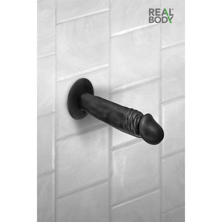Gode réaliste 16 cm noir - Real Zack - Oralove
