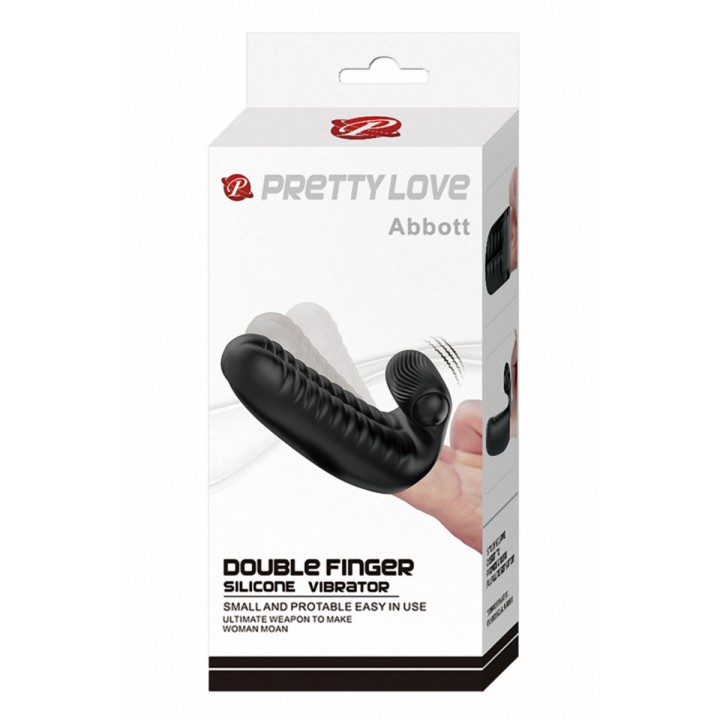 Double doigt vibrant Abbot - Pretty Love - Oralove