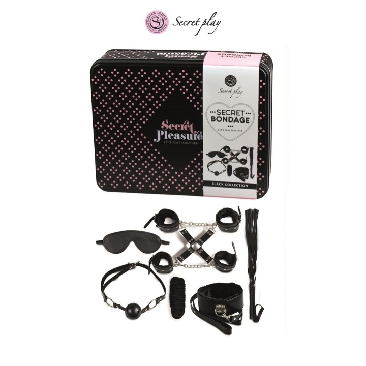 Kit BDSM 8 pièces - noir - Oralove