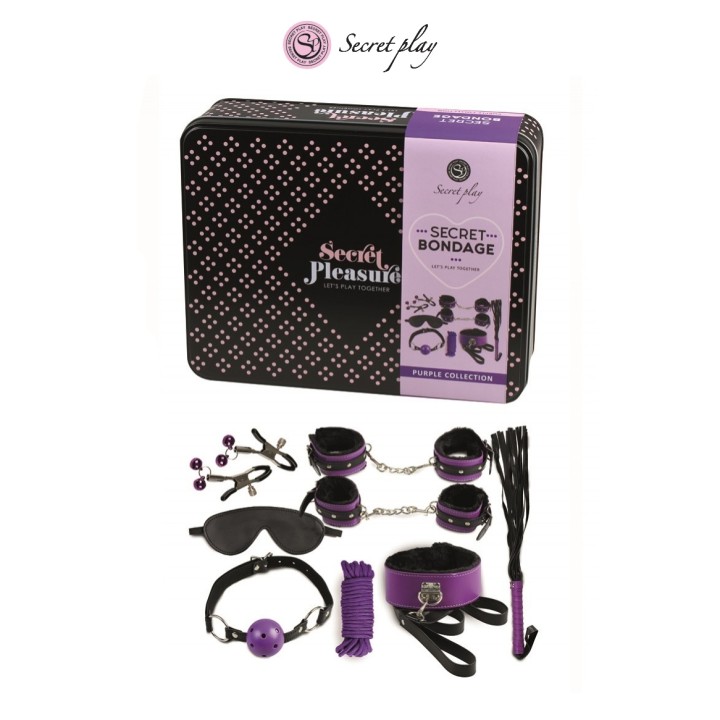 Kit BDSM 8 pièces - violet - Oralove