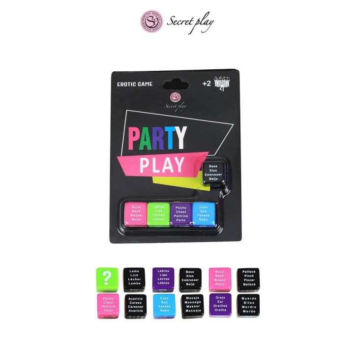 Jeu 5 dés Party Play - Oralove