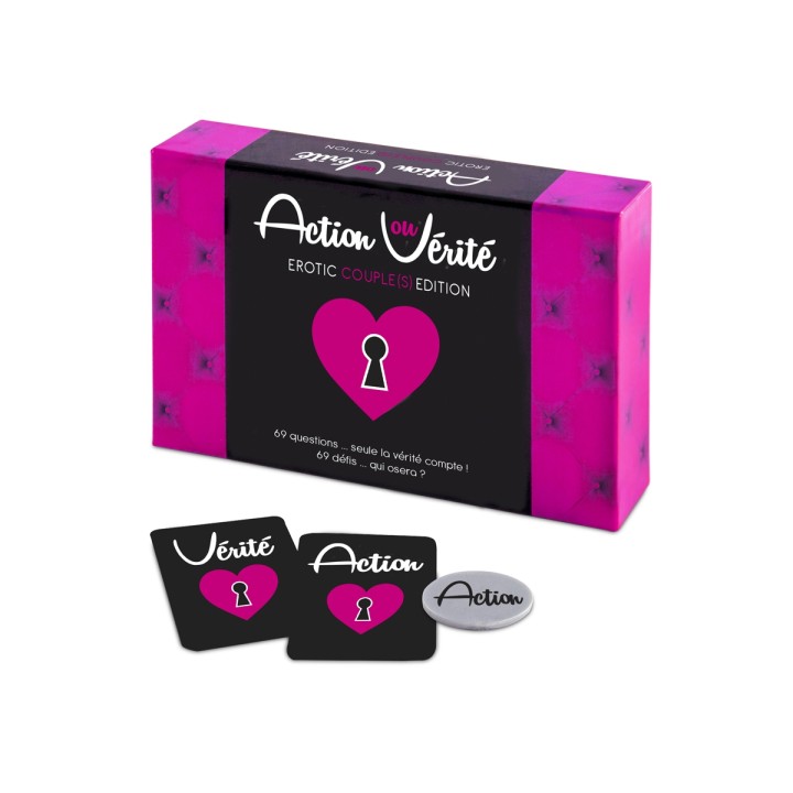 Jeu coquin Action ou Vérité édition Couple - Oralove