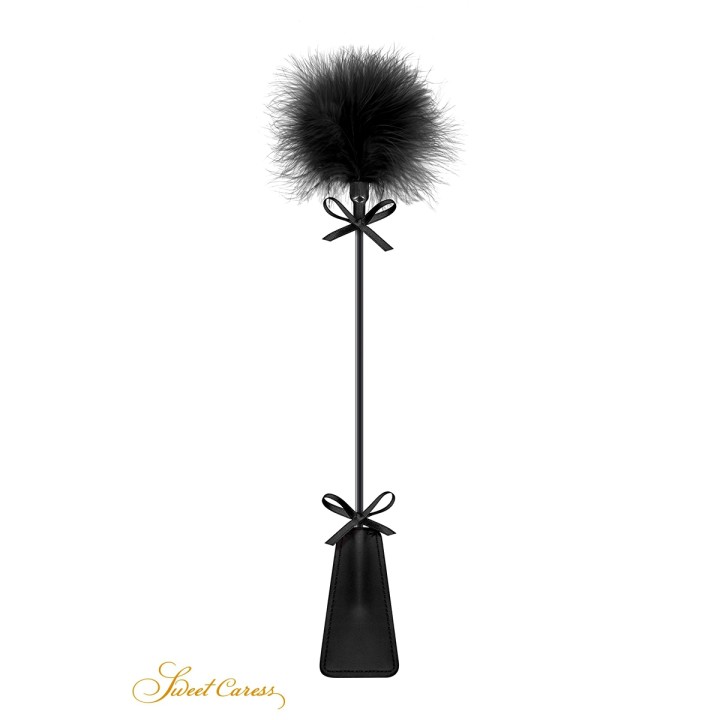 Tapette avec pompon noir - Sweet Caress - Oralove
