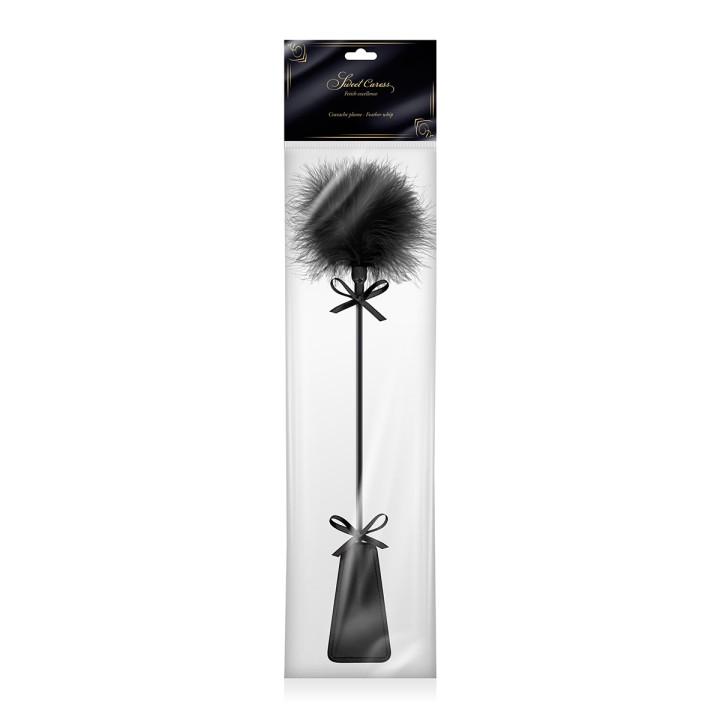Tapette avec pompon noir - Sweet Caress - Oralove