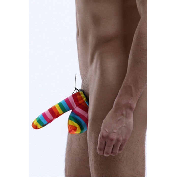 Cache-sexe multicolore - Oralove