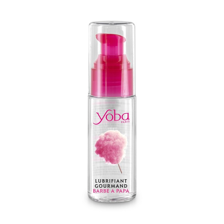 Lubrifiant parfumé barbe à papa 50ml - Yoba - Oralove