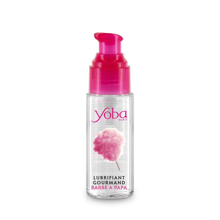 Lubrifiant parfumé barbe à papa 50ml - Yoba - Oralove