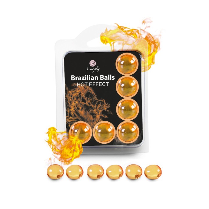 6 Brazilian Balls - effet chaleur - Oralove