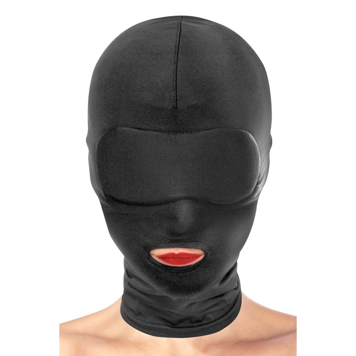 Cagoule BDSM bouche ouverte - Fetish Tentation - Oralove