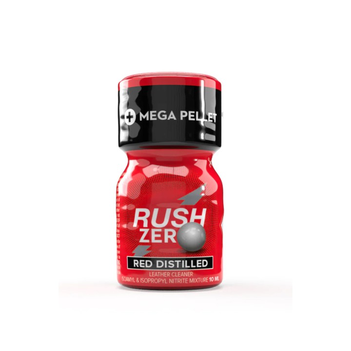 Poppers Rush Zero Red Distilled 10 ml - Oralove