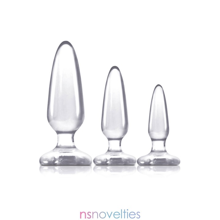 Kit d'entrainement anal Jelly Rancher Transparent - Oralove