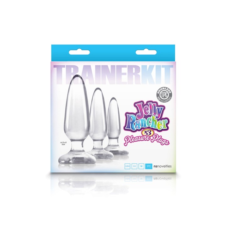 Kit d'entrainement anal Jelly Rancher Transparent - Oralove