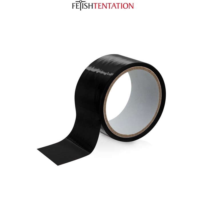 Ruban de soumission noir 15m - Fétish Tentation - Oralove