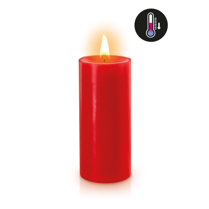 Bougie basse température rouge - Oralove