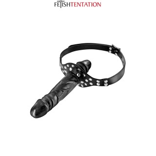 Bâillon double gode black - Fetish Tentation - Oralove