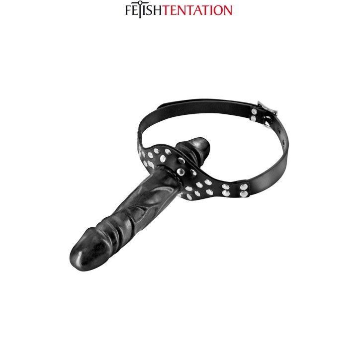 Bâillon double gode black - Fetish Tentation - Oralove