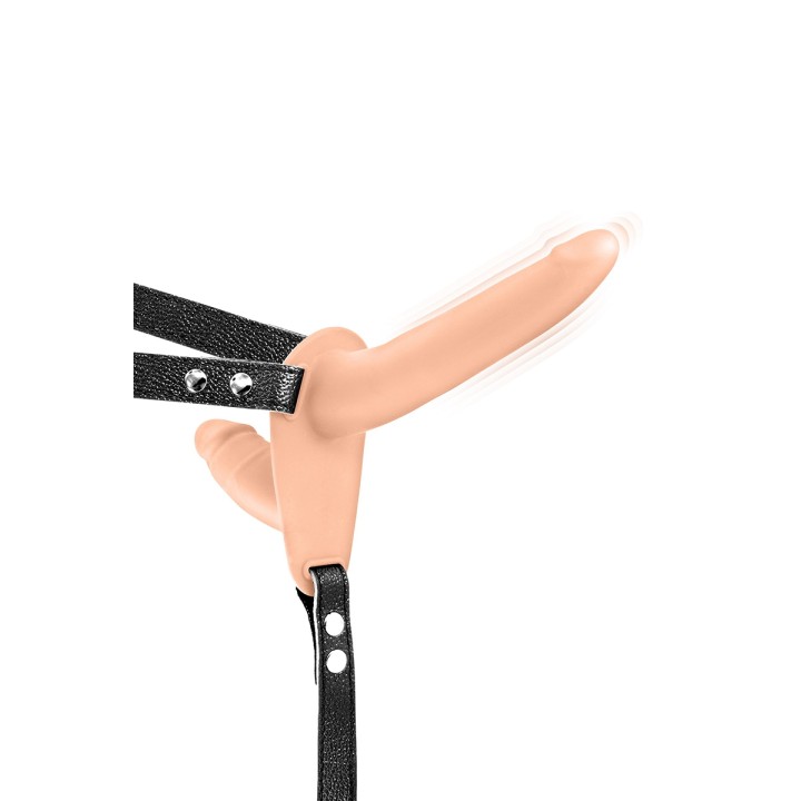 Double gode ceinture chair vibrant - Fetish Tentation - Oralove