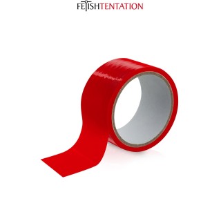 Ruban de soumission rouge 15m - Fétish Tentation - Oralove
