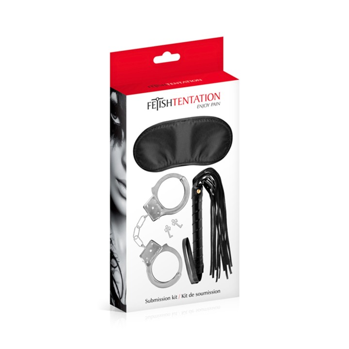 Kit de soumission 3 pièces - Fetish Tentation - Oralove