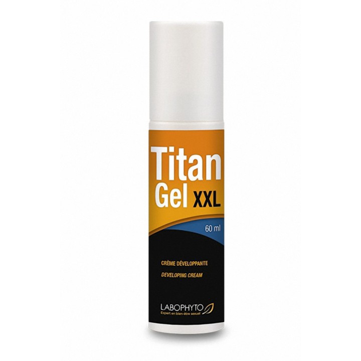 Crème d'agrandissement du pénis Titan gel XXL 60 ml - Oralove