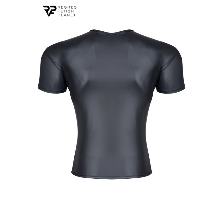T-shirt wetlook noir - Regnes - Oralove