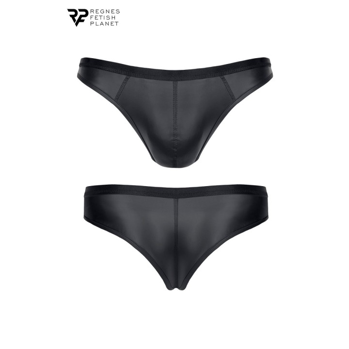 Slip noir wetlook - Regnes - Oralove