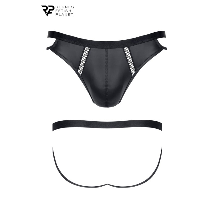 Jock strap noir wetlook - Regnes - Oralove