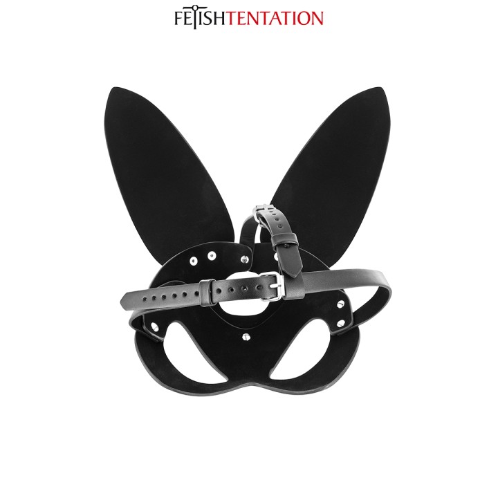 Masque bunny simili cuir réglable - Fetish Tentation - Oralove