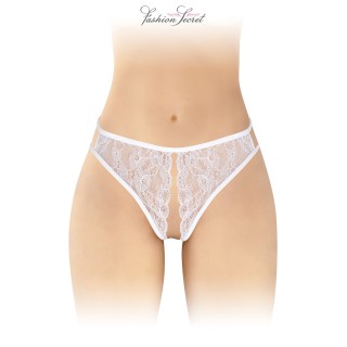 String blanc ouvert Victoria - Fashion Secret - Oralove