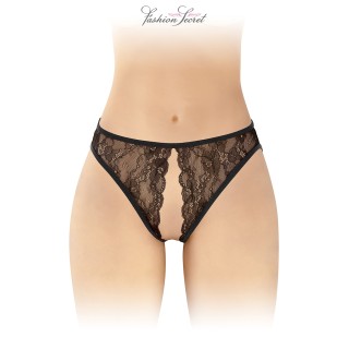 String noir ouvert Victoria - Fashion Secret - Oralove