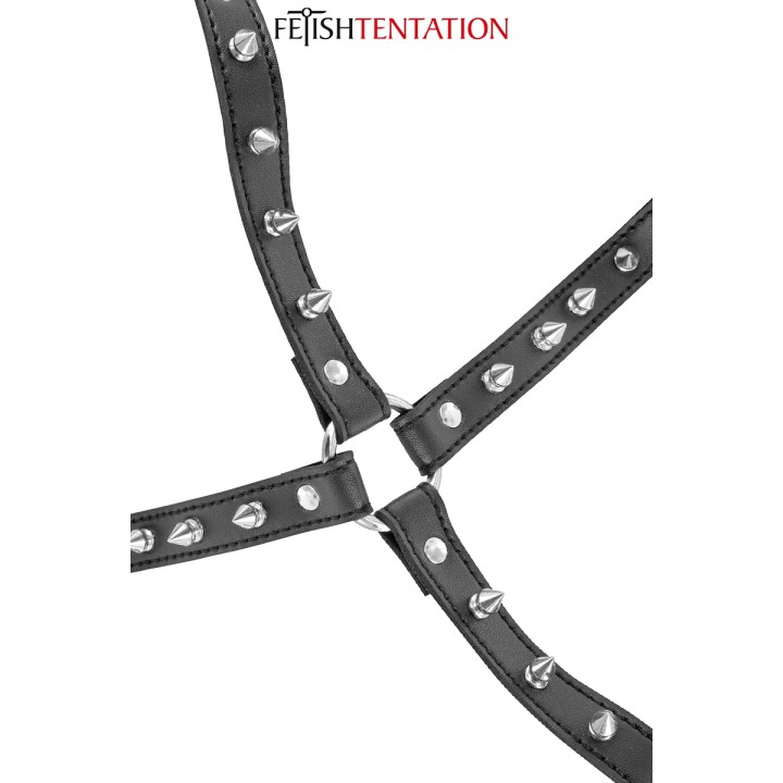 Harnais poitrine à pointes - Fetish Tentation - Oralove