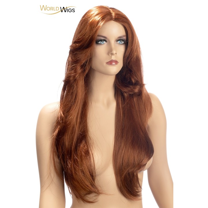 Perruque Rihana rousse - World Wigs - Oralove